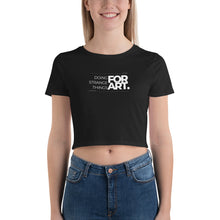 Load image into Gallery viewer, For Art Women’s Crop Tee
